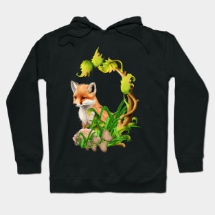 The sly fox who just wants to sit Hoodie